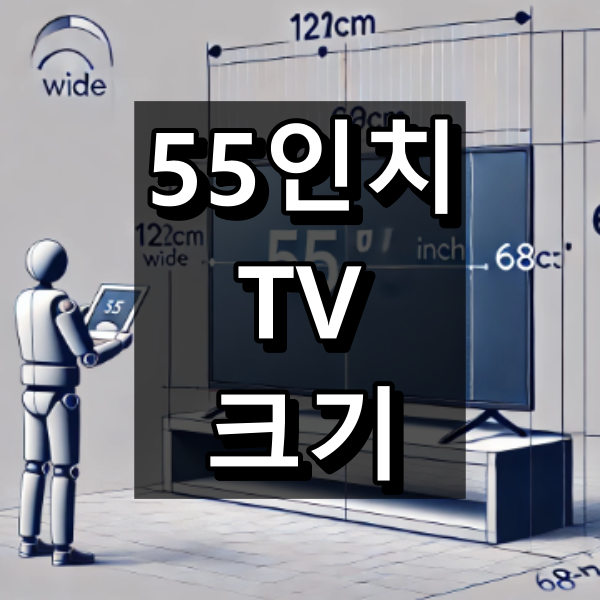 55인치 TV 크기