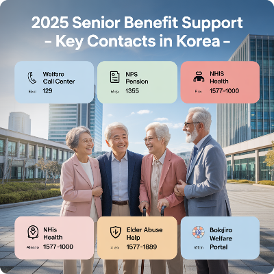 65세 이상 노인(고령자) 혜택 지원금 이미지