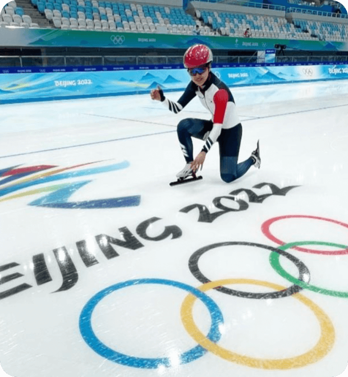 김보름 선수 사진촬영 모습
