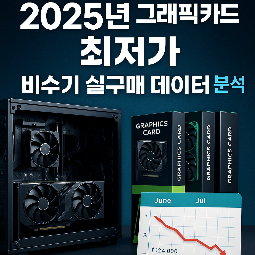 2025년 그래픽카드 최저가, 진짜 비수기는 언제일까? 실구매 데이터로 본 가격 변동과 합리적 구매법