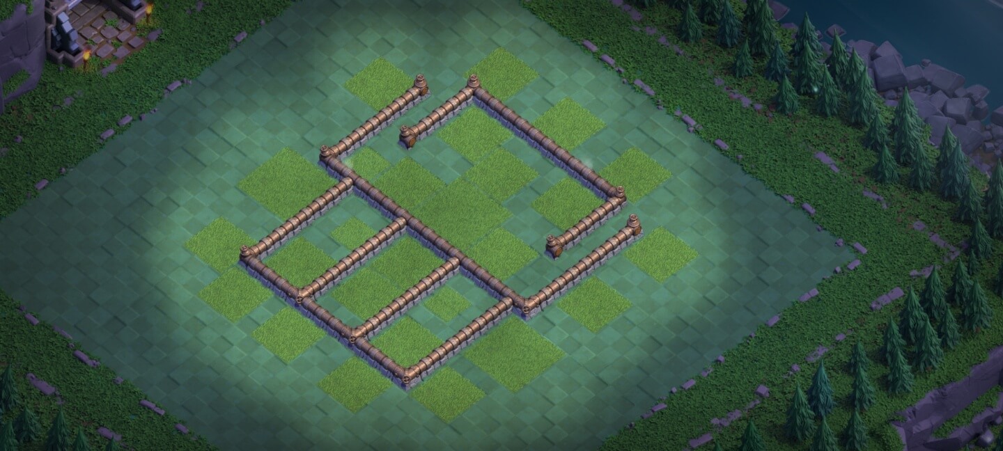 coc 장인기지 6홀 장벽 배치도