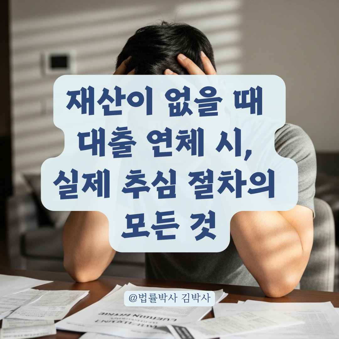 재산이 없을 때 대출 연체하면 실제로 벌어지는 추심 절차 정리.