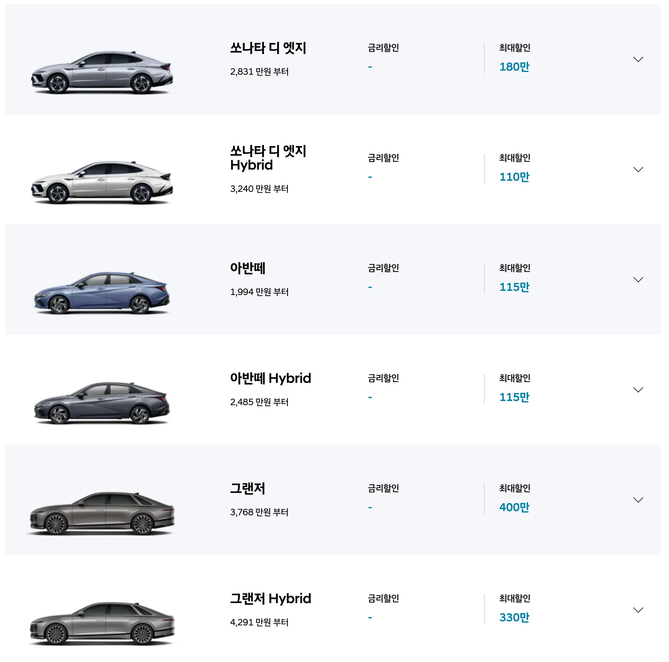 현대자동차 코리아세일페스타 혜택