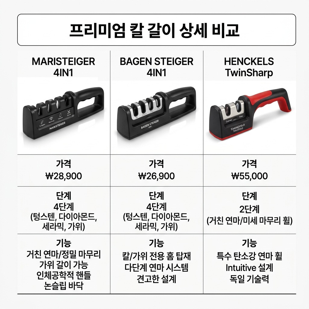 칼갈이 고르는법 실사용 후기 토마토 절삭력