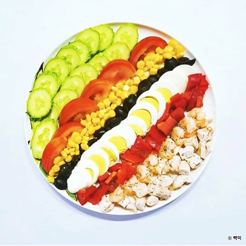 다이어트-식단-간단-요리-콥-샐러드-만들기