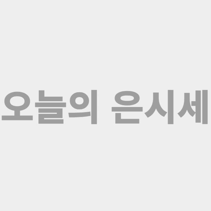 오늘의 은시세
