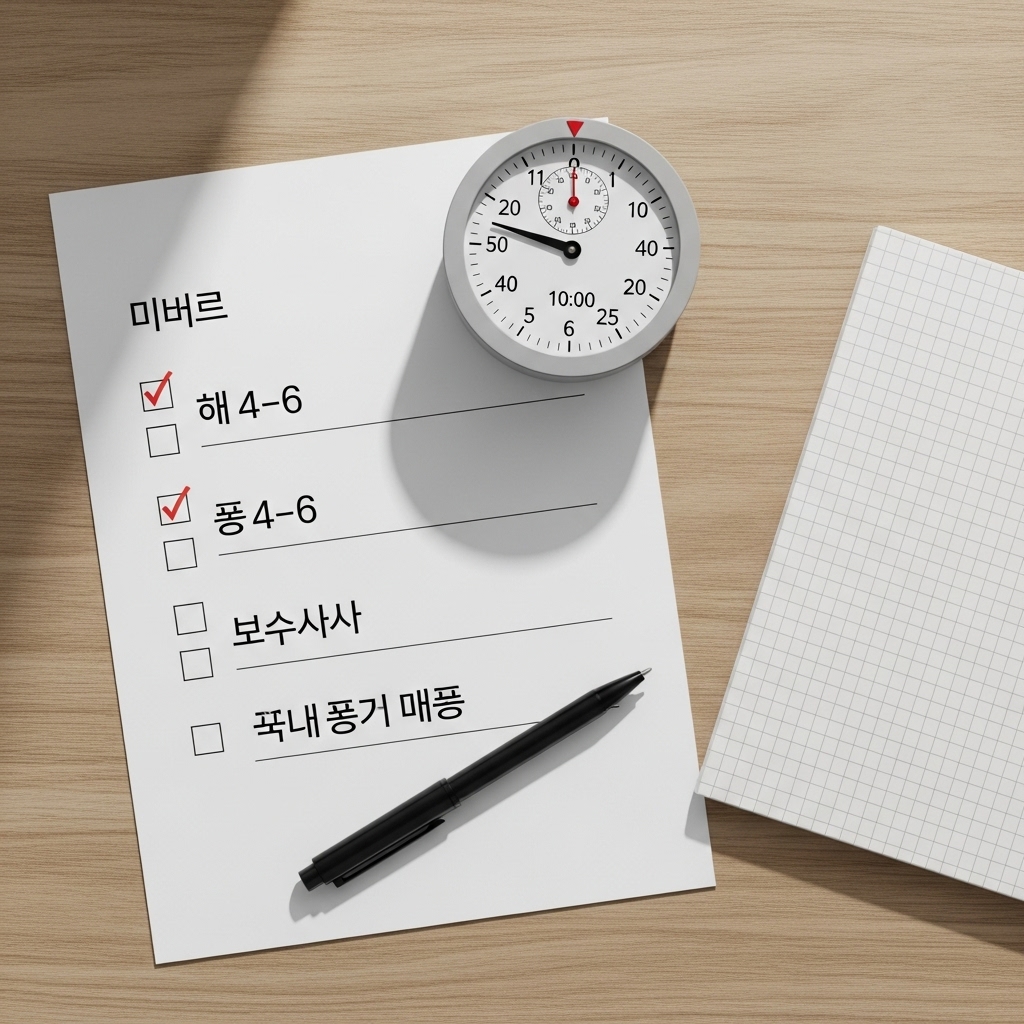 스토리: 내가 무너졌다가 회복한 루틴