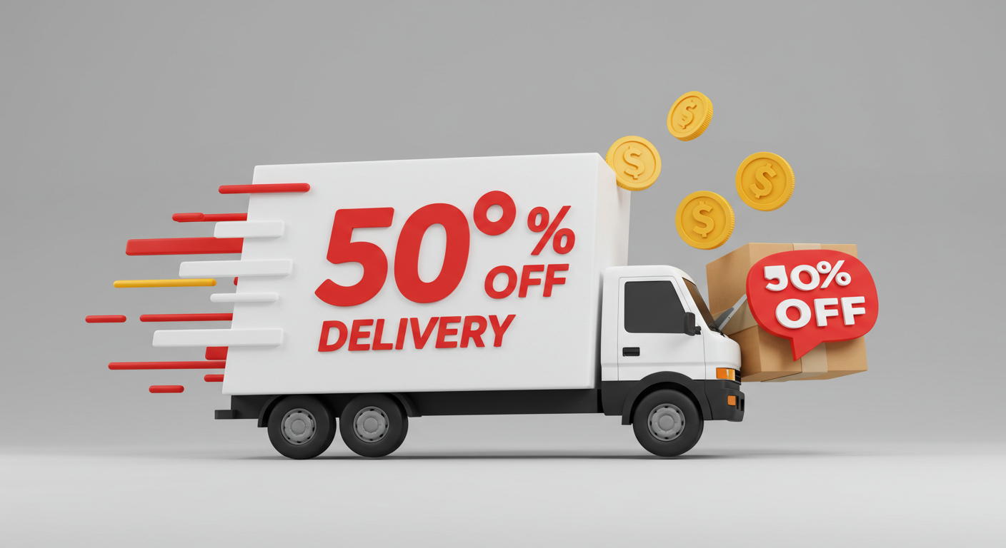 반값 택배 이미지