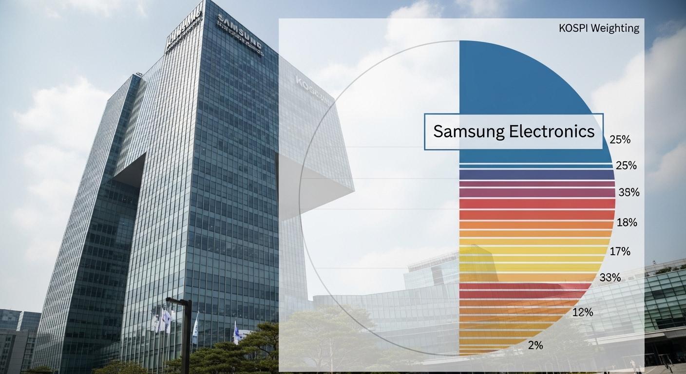 삼성전자 코스피 비중
