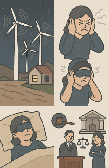 풍력발전기 인접지 소음소송