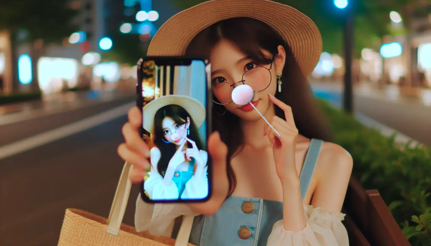 구글-사진-번역-방법을-사용하는-여성의-모습