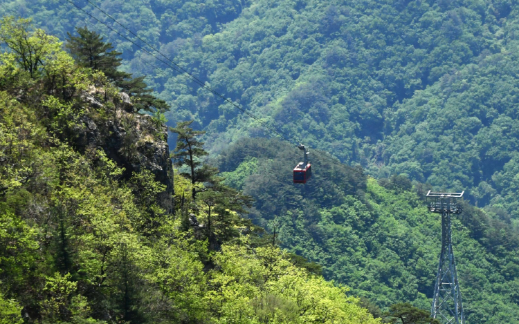 백암산 케이블카