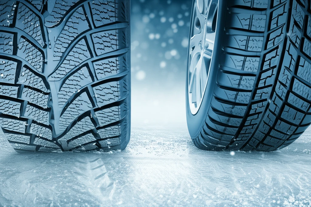 빙판길 안전을 위한 SUV 타이어 교..