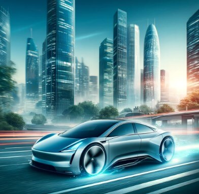 도심을달리는 전기차