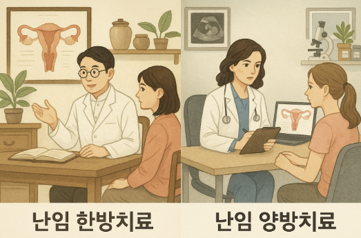 난임 한방치료 vs 양방치료
