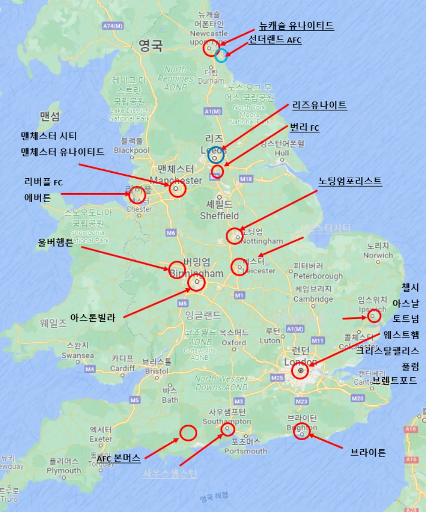 2526 프리미어구단 지도위치