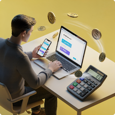 실업급여 모의계산 이미지