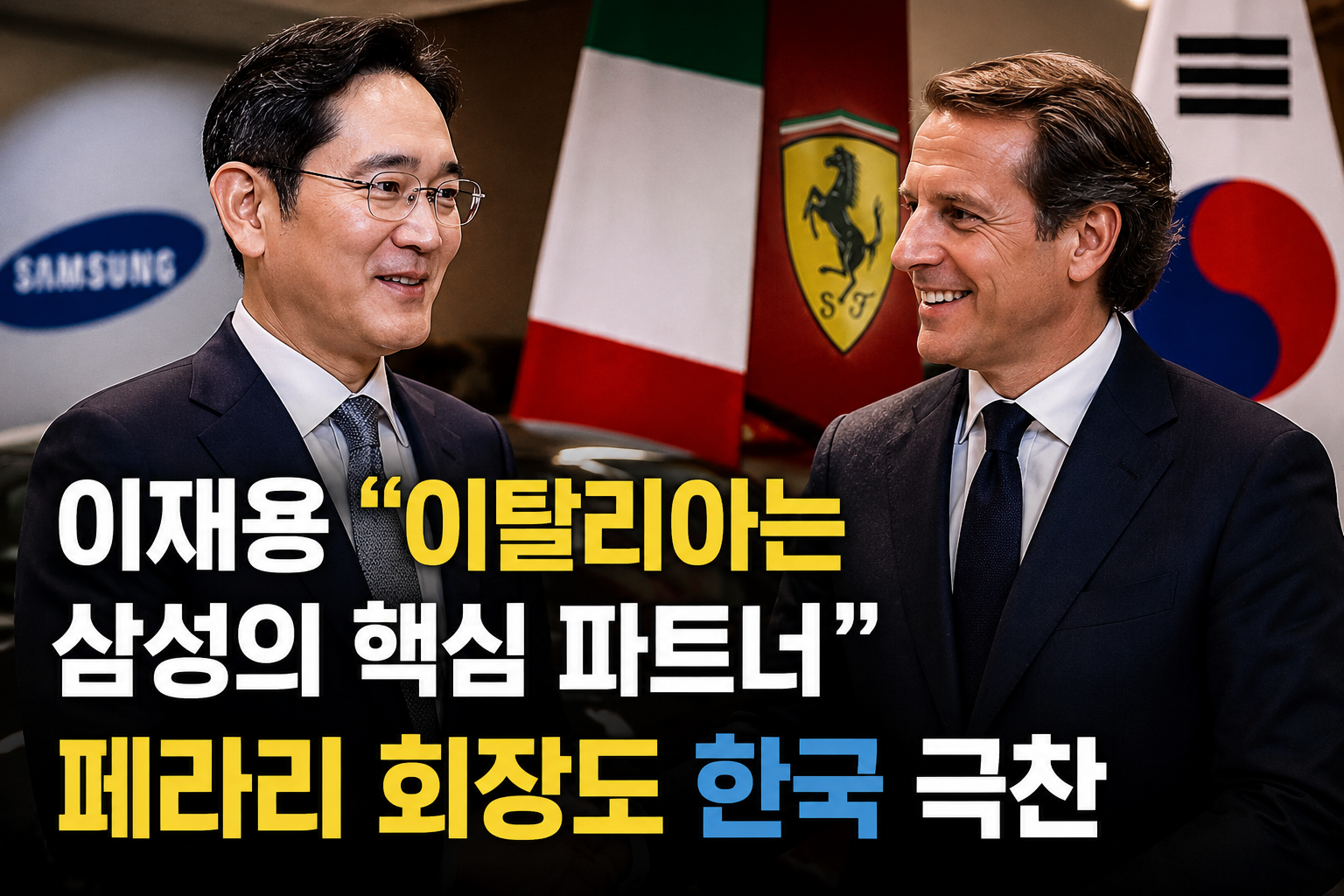 삼성과 페라리가 만났다