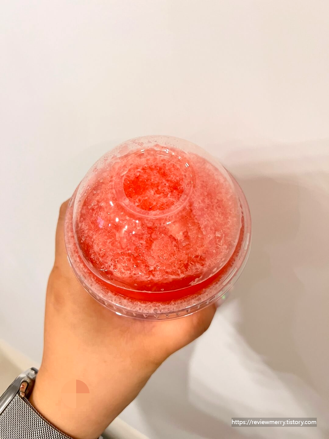 수박주스 내용물 사진