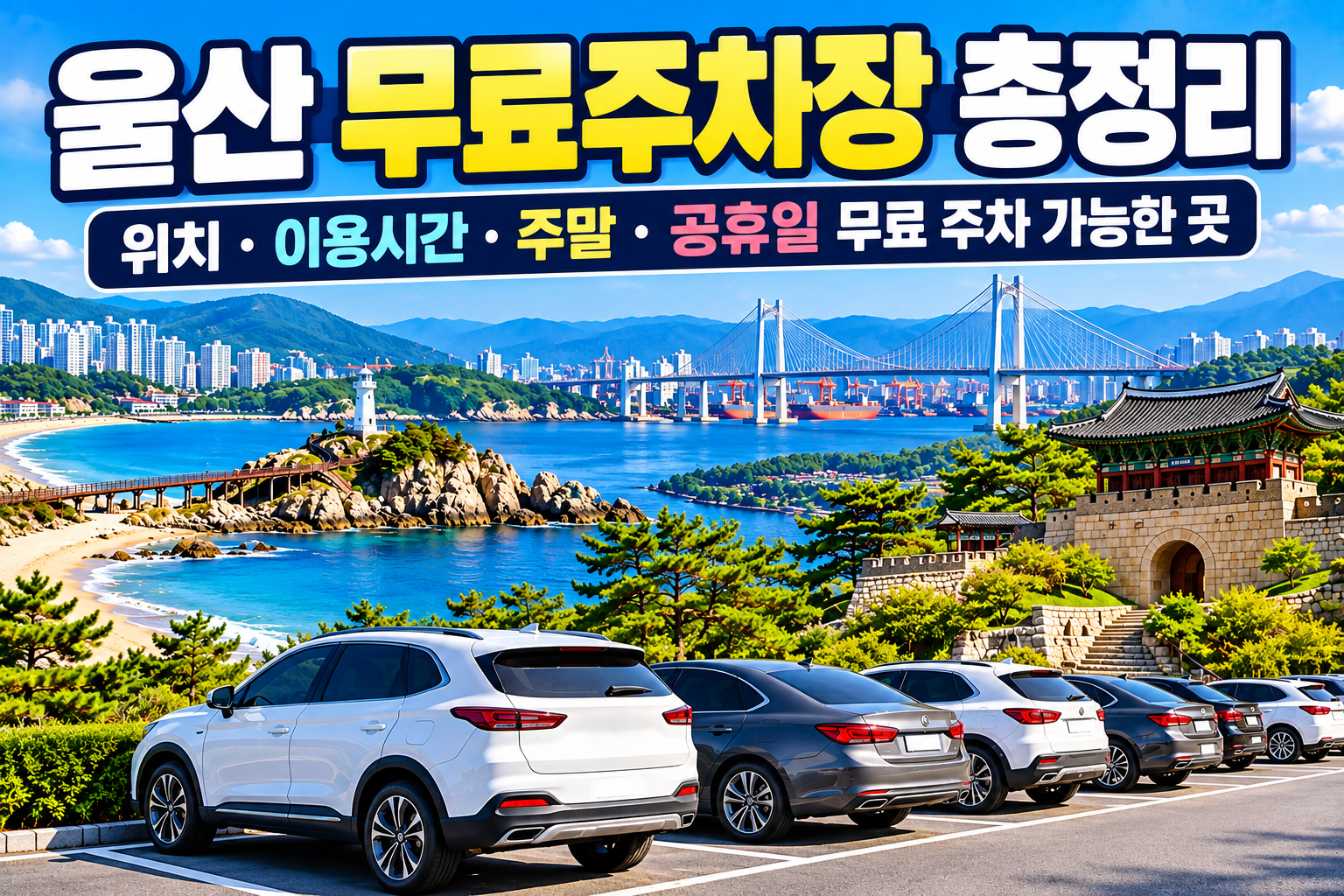 울산 무료주차장 총정리｜위치&middot;이용시간&middot;주말&middot;공휴일 무료 주차 가능한 곳 관련 사진