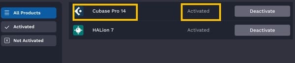큐베이스 14 업그레이드 및 설치: 큐베이스 Pro 14 활성화