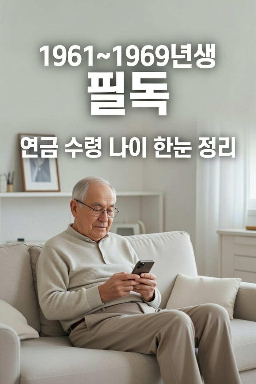 1961~1969년생 국민연금수령나이
