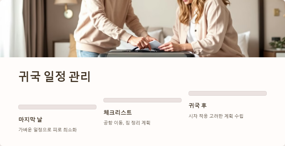 여행준비
