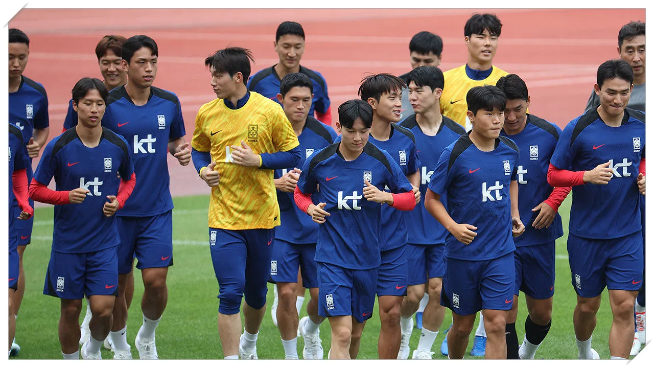 한국 축구 국가대표 선수 훈련