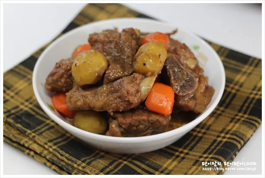 돼지갈비찜 맛있게 만드는 법과 부드럽게 하는 방법_7