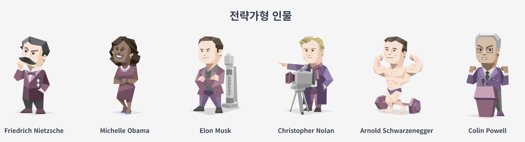 전략가형 인물들 이미지