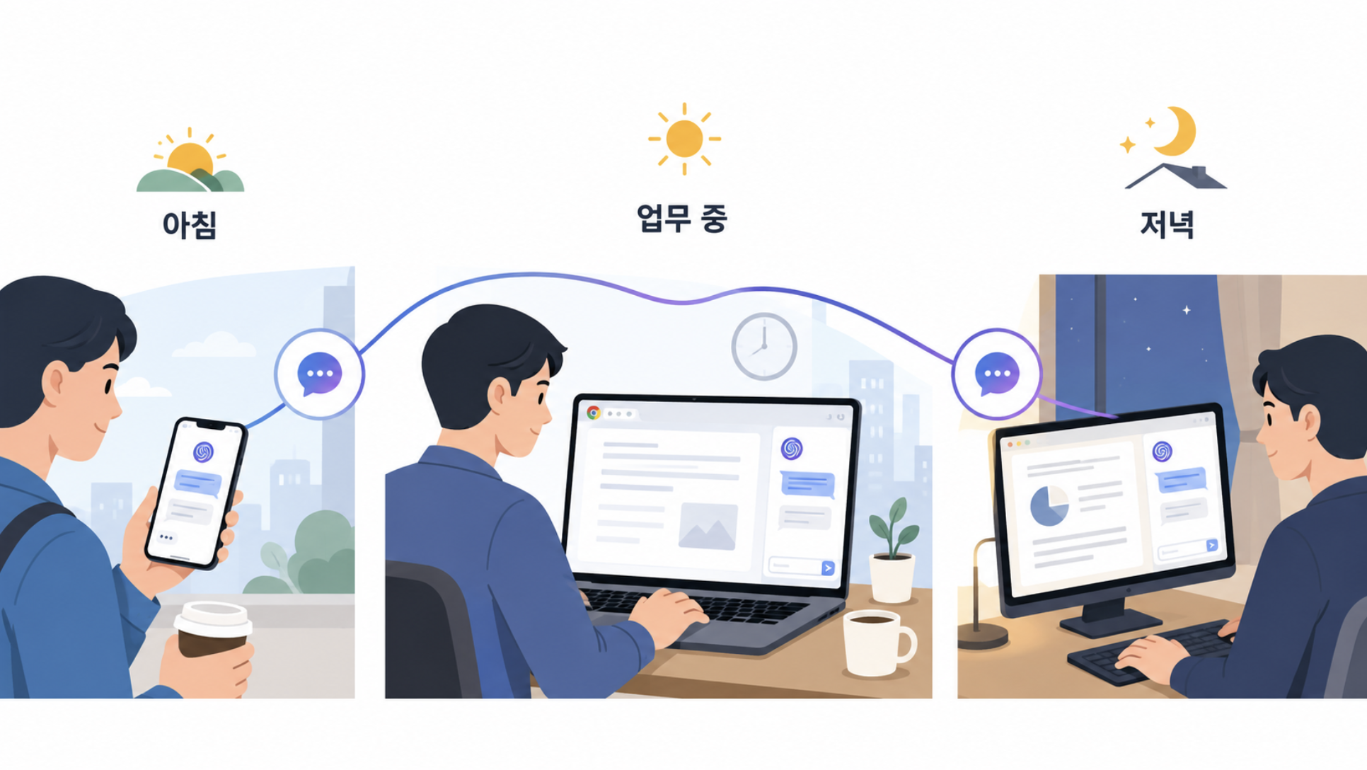 모바일, 브라우저, 데스크톱을 오가며 이어지는 클로드 코워크 작업 흐름