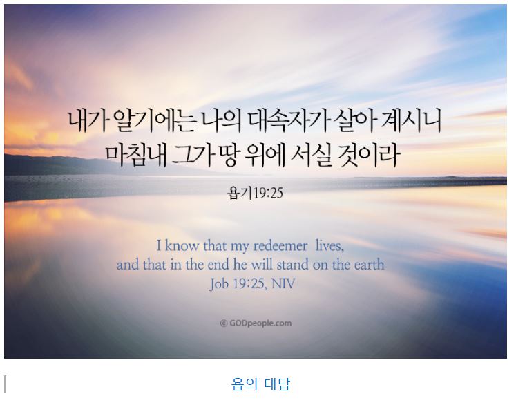 욥기 19장