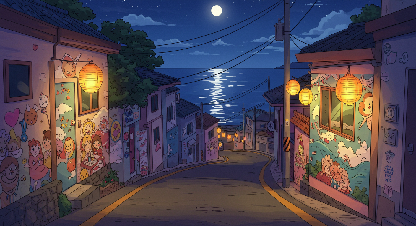 달맞이길과 감천문화마을 감성 드라이브