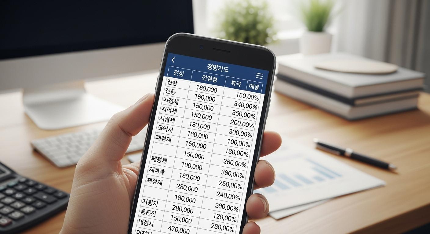 경기도 부동산 중개수수료 요율표