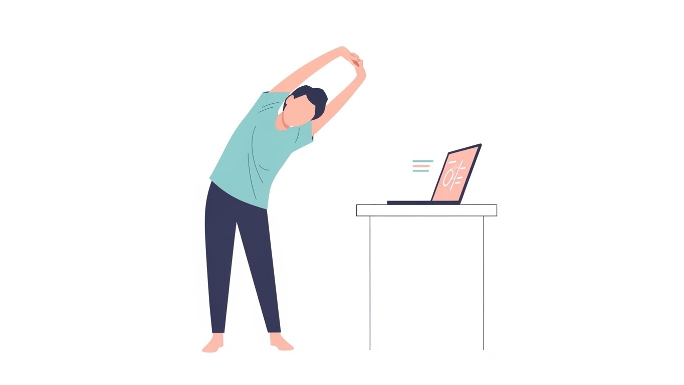 아침 루틴으로 하루를 시작하는 장면, 자기 관리가 지속의 핵심이라는 점을 기억해야 합니다.