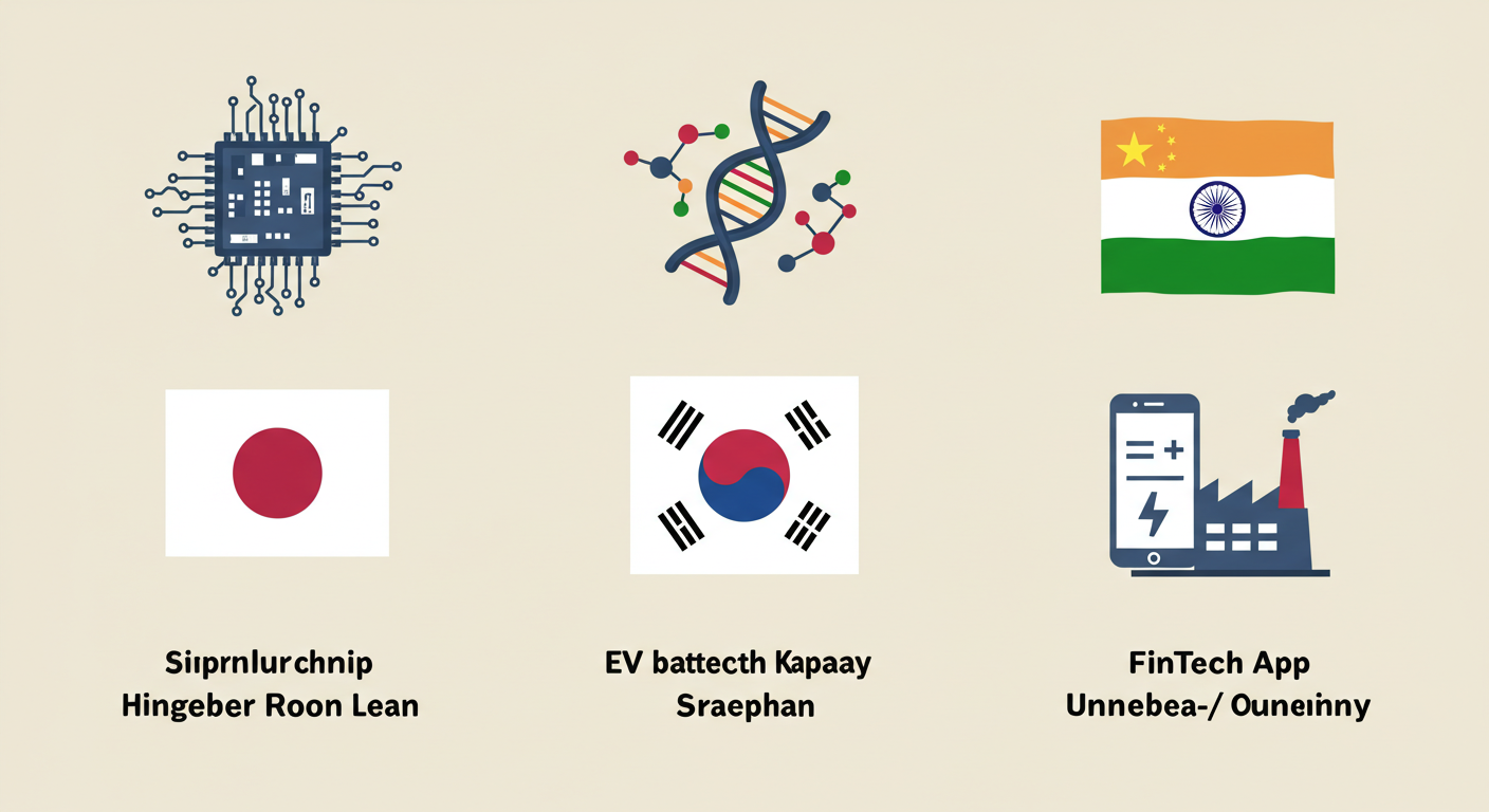 "주식 포트폴리오: 국가별 성장주 흐름 차별화"에 대한 이미지입니다.