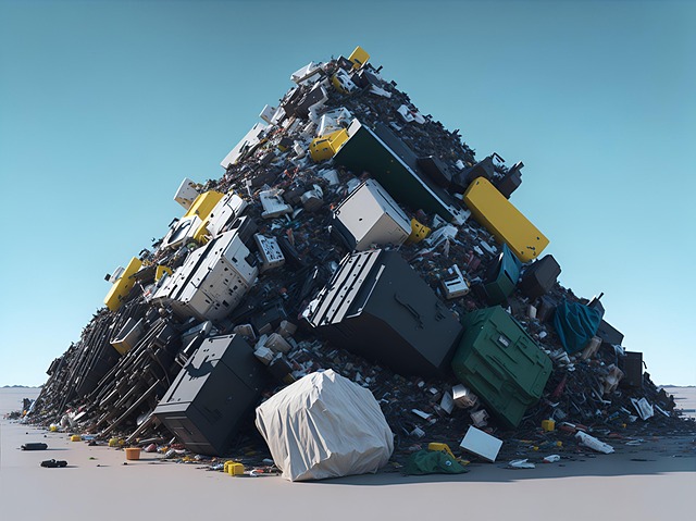 폐가전 더미