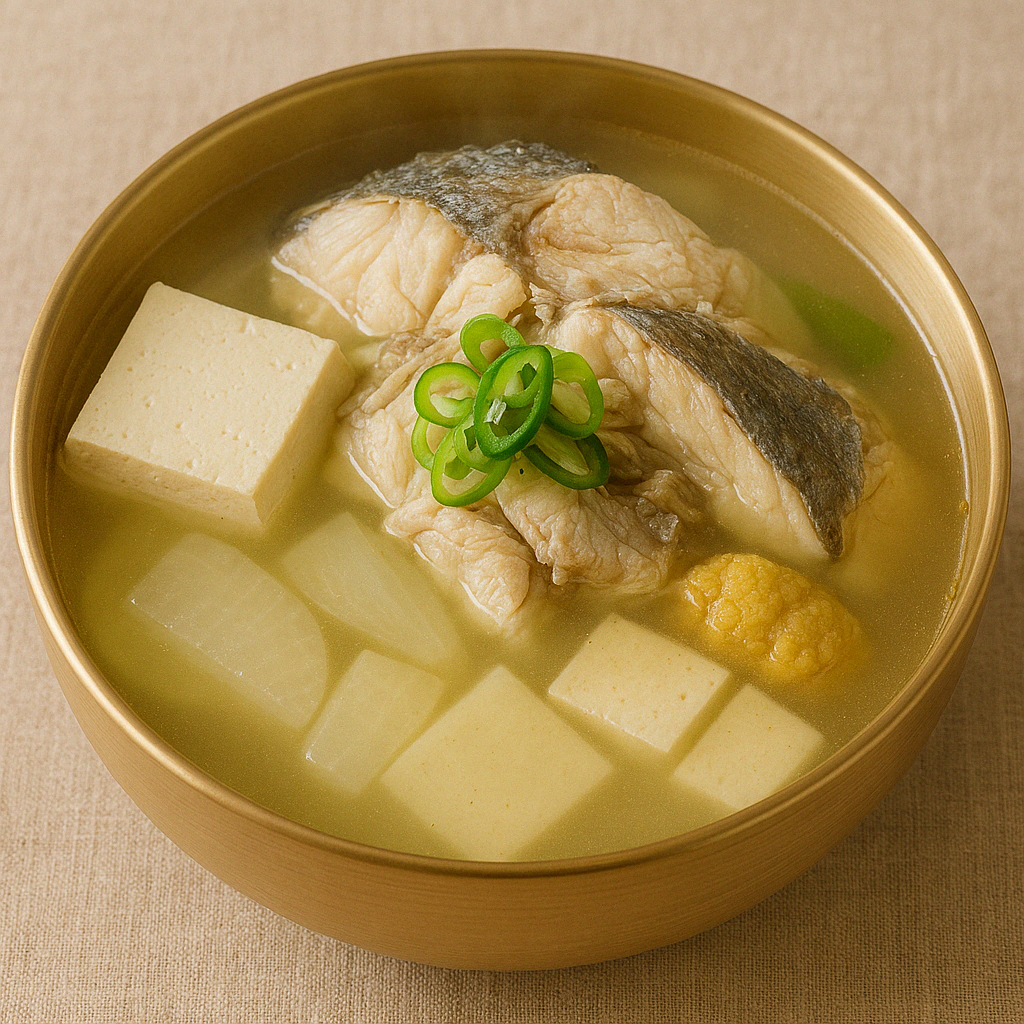 아이와 함께 먹는 순한 동태국