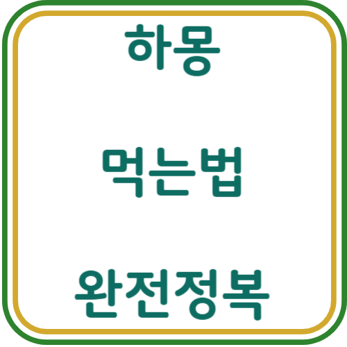 하몽 먹는법