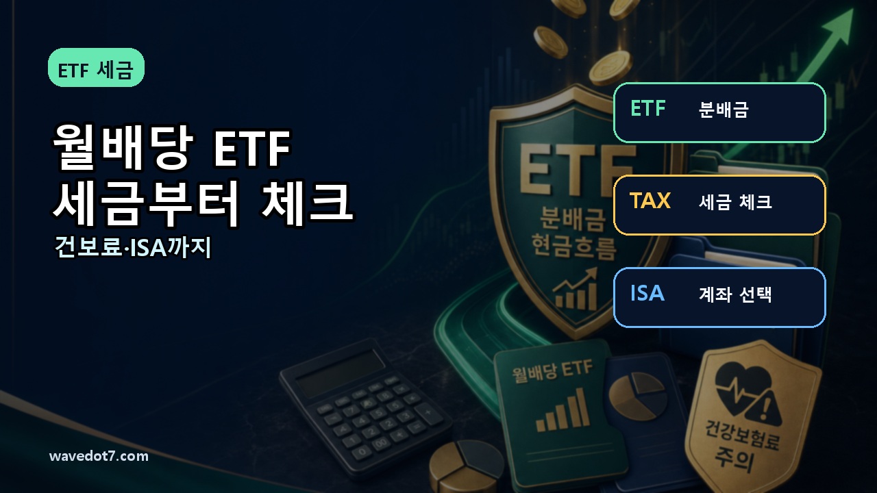 ETF 분배금 세금 2026 월배당 ETF ISA 건강보험료 썸네일