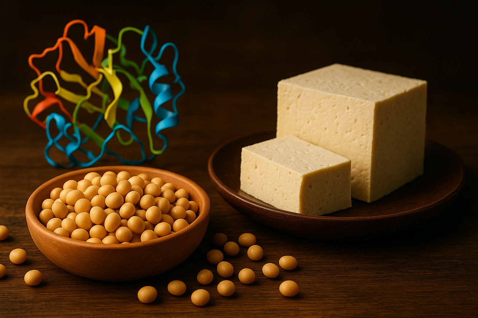 [재료 속 과학] 콩과 두부 속 단백질 구조와 소화 효율