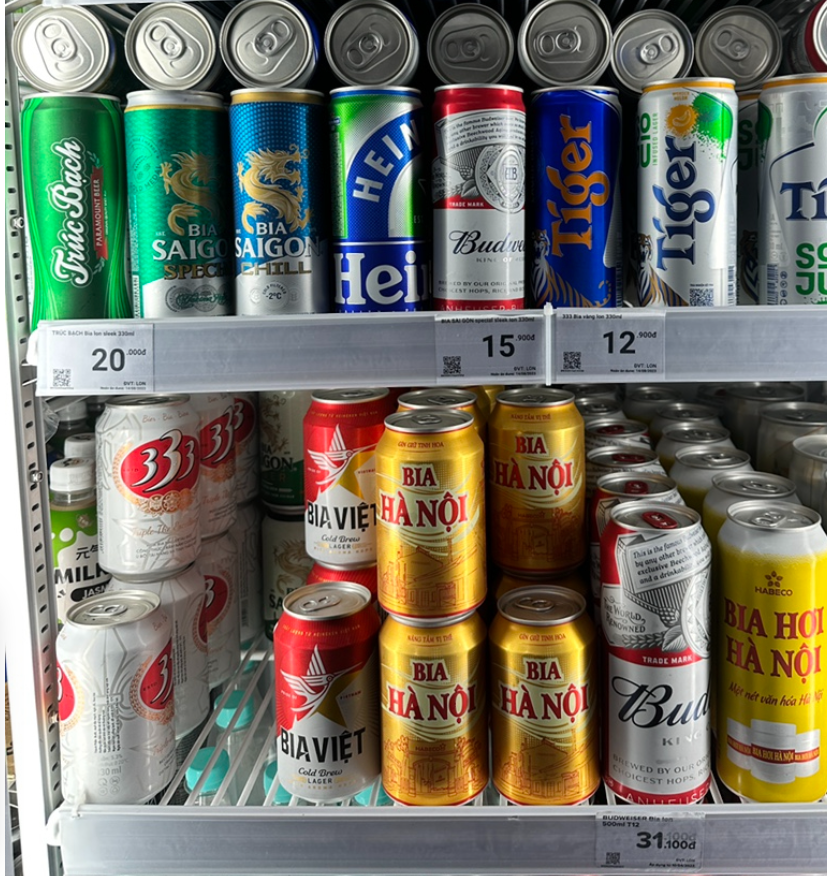 윈마트 WinMart의 베트남 맥주