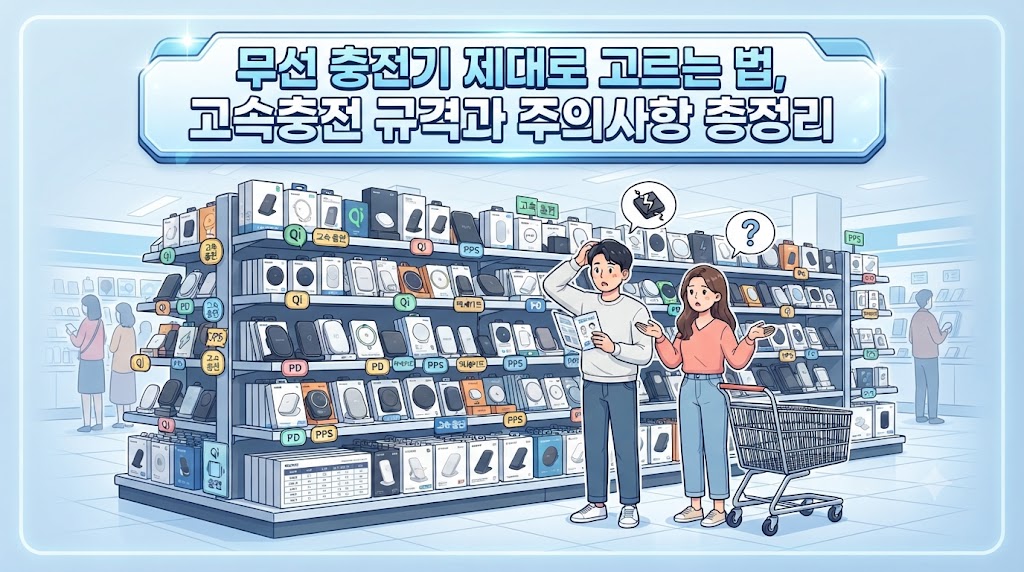 무선 충전기 제대로 고르는 법, 고속충전 규격과 주의사항 총정리