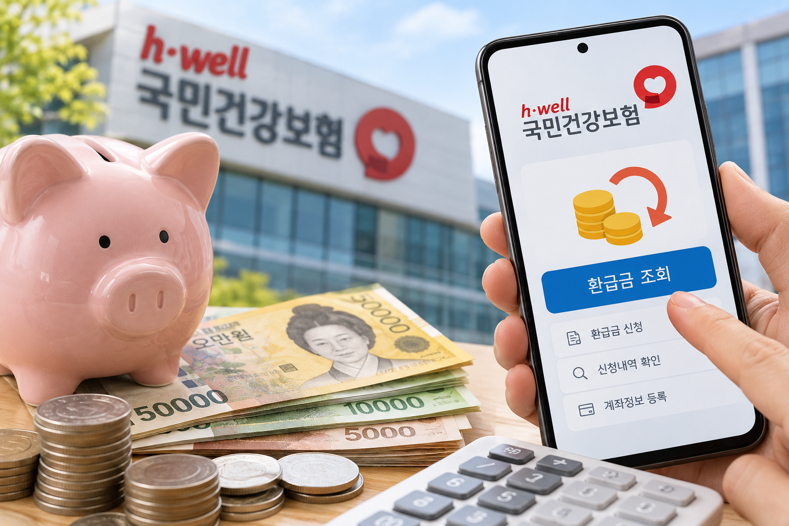 건강보험료 환급금, 국민건강보험공단, 환급금 조회, 환급 신청, 미수령 환급금