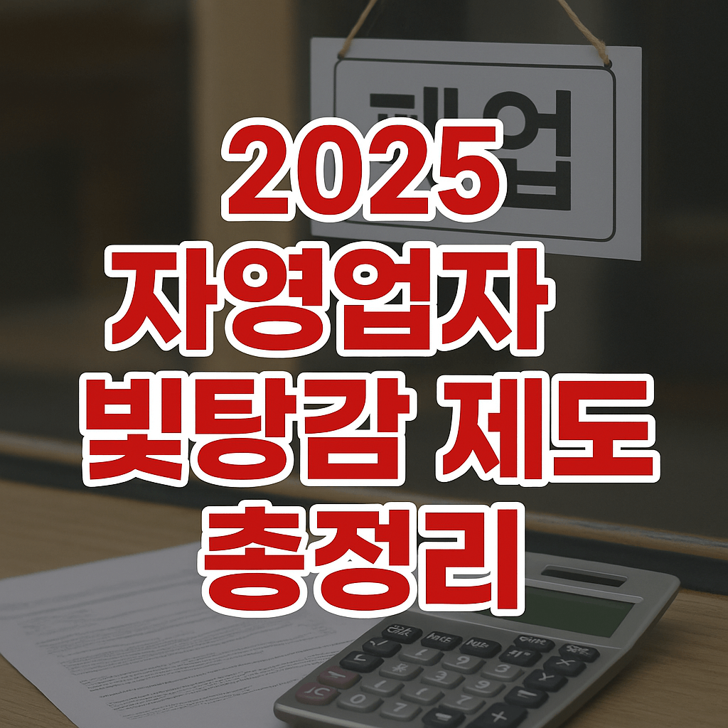 2025 자영업자 빚탕감 제도