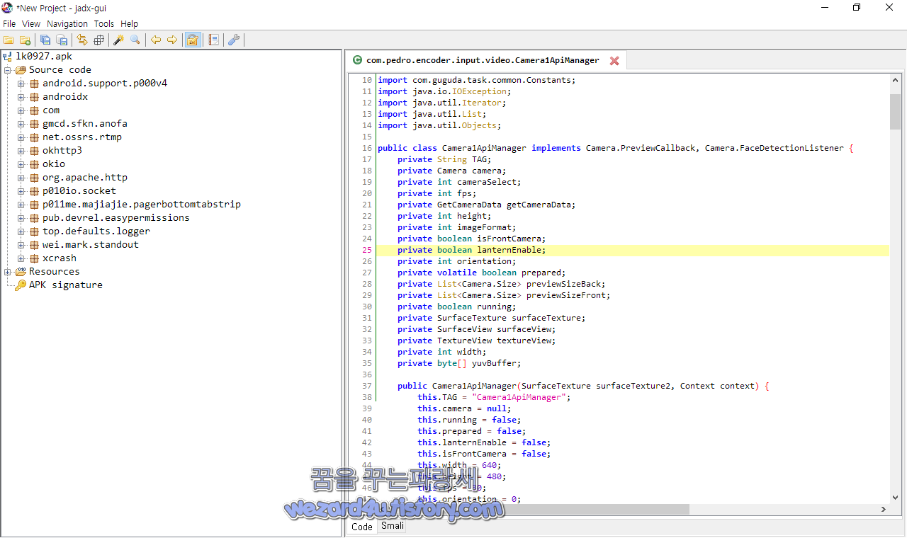 com.pedro.encoder.input.video.Camera1ApiManager