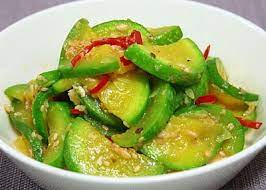 물 생기지 않게 요리한 호박볶음 완성 모습