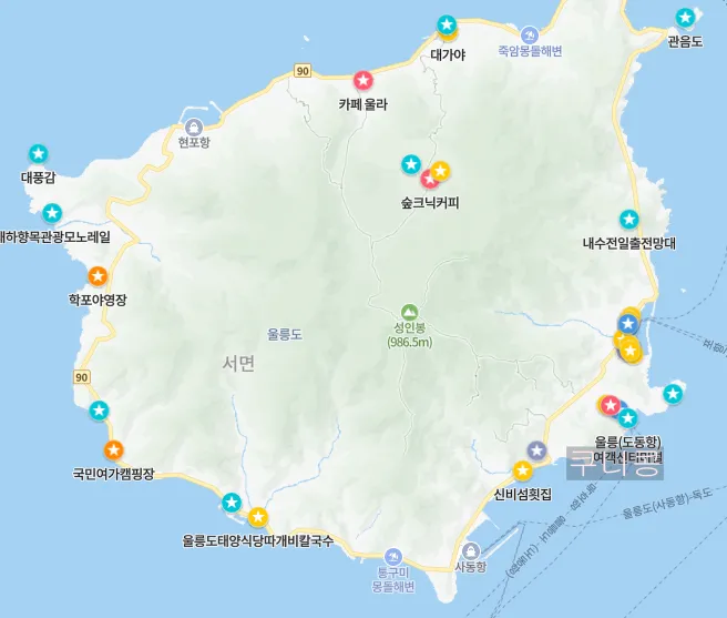 울릉도-숙소-1박씩-예약-vs-연박-여행일정-고민-(호텔예약시기)