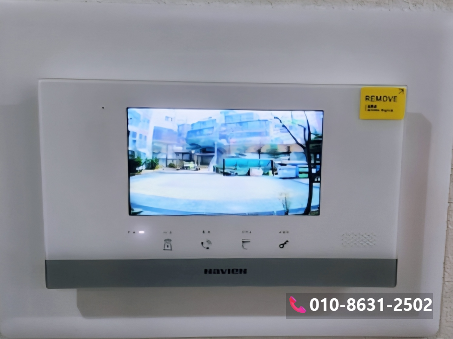 SDP-310 월패드 공동 현관 영상 모습