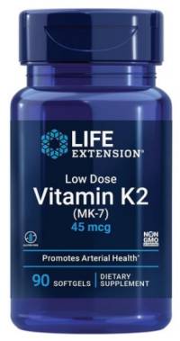 라이프익스텐션 로우 도스 비타민 K2 45mcg 소프트젤, 90정, 1개